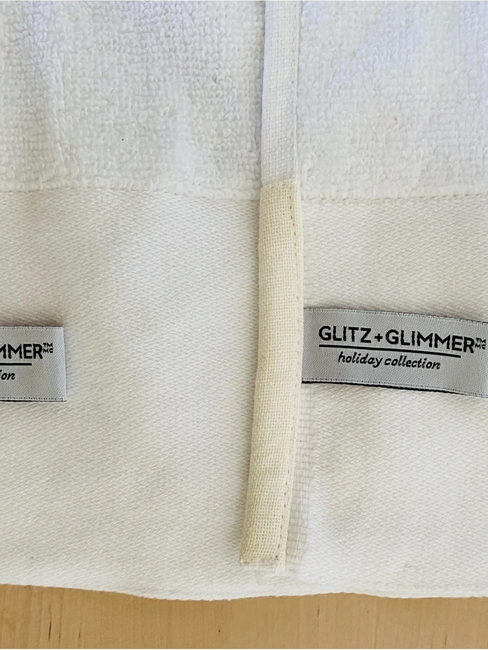 New Glitz Glimmer Snowman Christmas 100% Cotton Towels set of 2